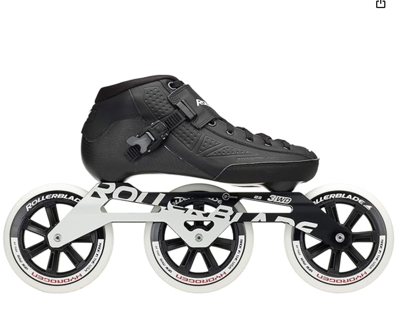Rollerblade, Pattini Powerblade Elite 125 Unisex-Adulto, Nero