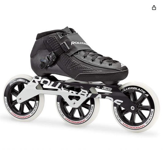 Rollerblade, Pattini Powerblade Elite 125 Unisex-Adulto, Nero
